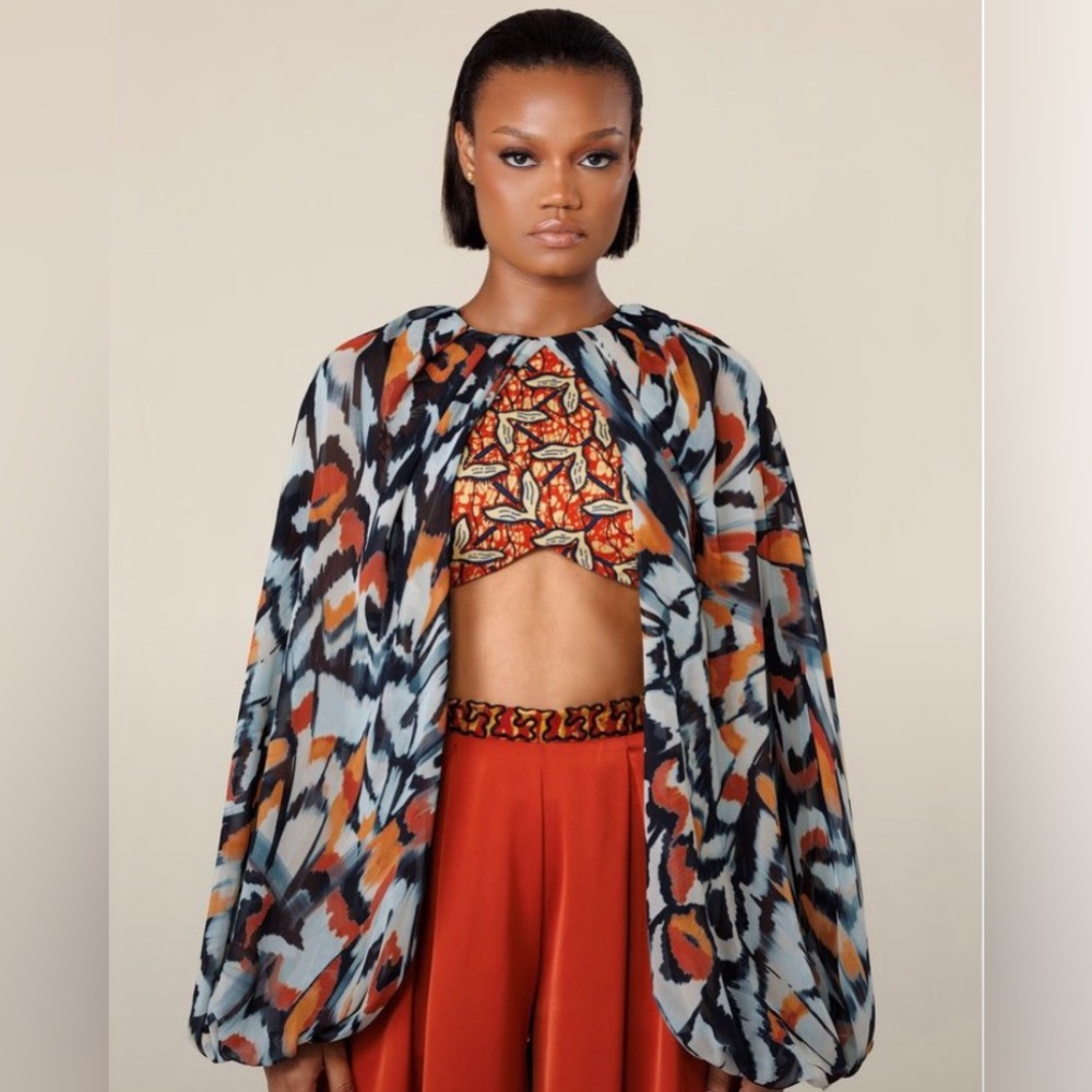 Christie Brown crop top.